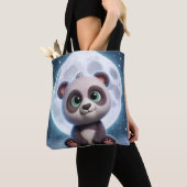 Moonlit Panda Dreams Tote Bag (Dichtbij)