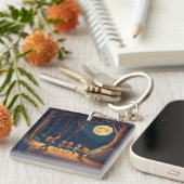Moonlit Playtime Acryl Sleutelhanger (Voorkant Rechts)