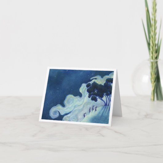 Moonlit Rabbits Kaart (Voorkant)