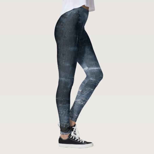 Moonlit Rain Lake Leggings - Atmospheric Design (Rechts)