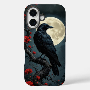 Moonlit Raven iPhone 16 Hoesje