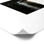 Moonlit reflectie kleurenfotografie poster (Hoek)