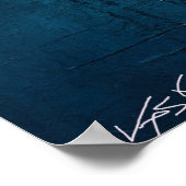 Moonlit Reflections - Bare Trees Poster (Hoek)