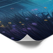 Moonlit Reverie, majestueuze boom Poster (Hoek)