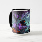 Moonlit Rouwing - Fluisteringen van het Graf Mok (Voorkant links)