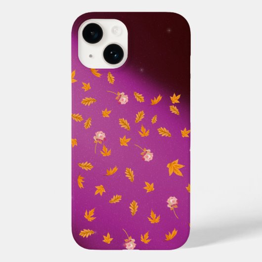 Moonlit Rozen en herfstbladeren Case-Mate iPhone Case (Achterkant)