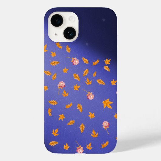 Moonlit Rozen en herfstbladeren Case-Mate iPhone Case (Achterkant)