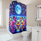 Moonlit Rubber Ducky Dream Douchegordijn (In situ)