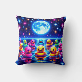 Moonlit Rubber Ducky Dream Kussen