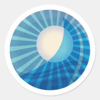 Moonlit Sail Sticker Midnight