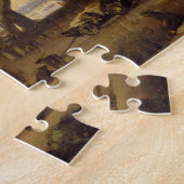 Moonlit Scene of Indian Figures and Elephants amon Legpuzzel (Zijkant)