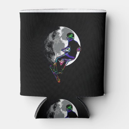 Moonlit Scooter Champ - Scooter Boy Artwork Blikjeskoeler (Voorkant)