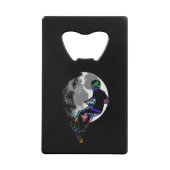 Moonlit Scooter Champ - Scooter Boy Artwork Creditkaart Flessenopener (Voorkant)