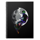 Moonlit Scooter Champ - Scooter Boy Artwork Notitieboek (Voorkant)