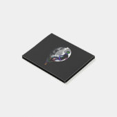 Moonlit Scooter Champ - Scooter Boy Artwork Post-it® Notes (Schuin)