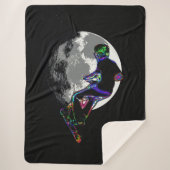 Moonlit Scooter Champ - Scooter Boy Sherpa Deken (Voorkant)