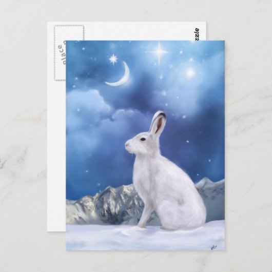 Moonlit Sentinel Briefkaart (Voorkant / Achterkant)