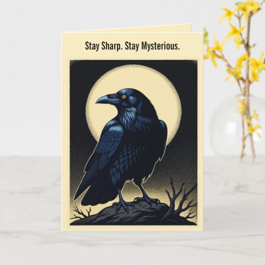 Moonlit Sentinel Kaart (Gele Bloem)