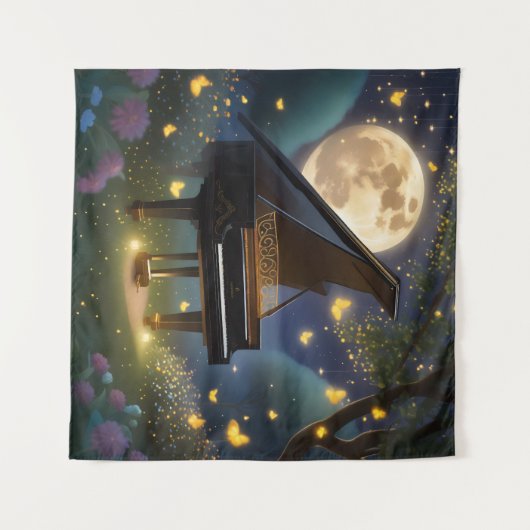 Moonlit Serenade #3 Wandkleed (Voorkant (horizontaal))