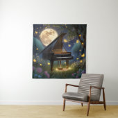 Moonlit Serenade #3 Wandkleed (In situ)