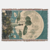 Moonlit Serenity – Lotus Scene Deken (Voorkant)