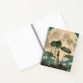 Moonlit Serenity – Lotus Scene Notitieboek (Binnen)