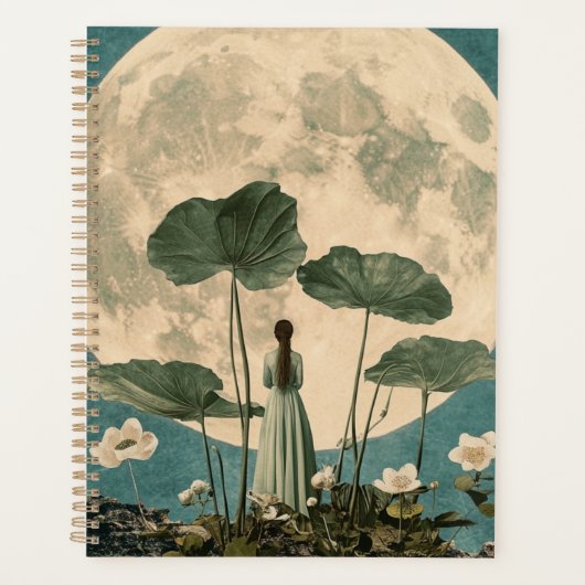 Moonlit Serenity –  Lotus Scene Planner (Voorkant)