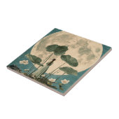 Moonlit Serenity – Lotus Scene Tegeltje (Zijkant)