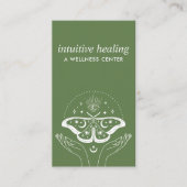 Moonlit Serenity: Omhels helende handen Visitekaartje (Voorkant)