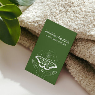 Moonlit Serenity: Omhels helende handen Visitekaartje