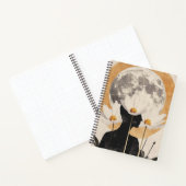 Moonlit Silhouette - Boho elegantie Notitieboek (Binnen)