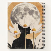 Moonlit Silhouette - Boho elegantie Notitieboek (Achterkant)