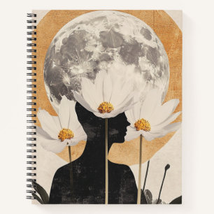 Moonlit Silhouette - Boho elegantie Notitieboek