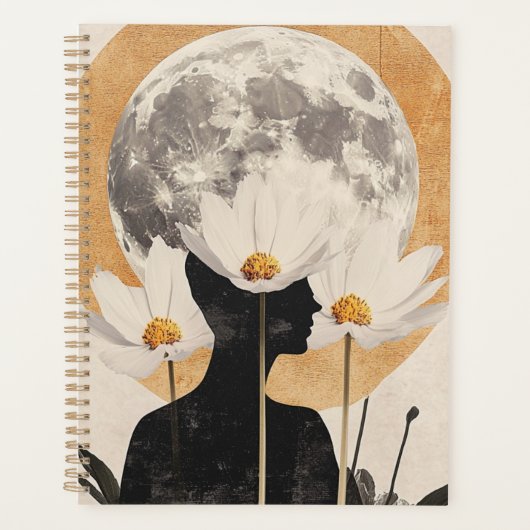 Moonlit Silhouette - Boho elegantie Planner (Voorkant)