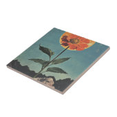 Moonlit Sinaasappel Bloom -  Boho Charm (2) Tegeltje (Zijkant)