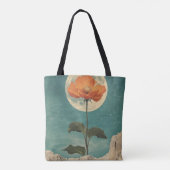 Moonlit Sinaasappel Bloom - Boho Charm Tote Bag (Achterkant)