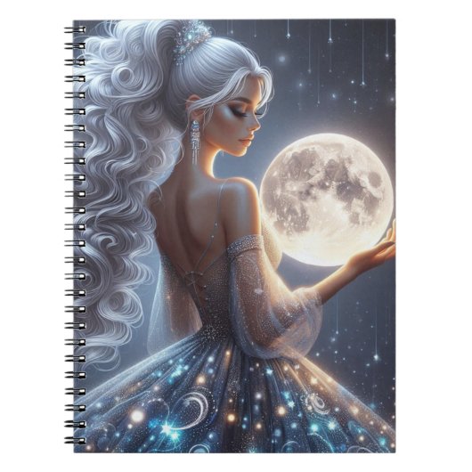 Moonlit Siren Notitieboek (Voorkant)