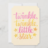 Moonlit Snuggles: het Dream Girl-Baby shower van e Kaart (Achterkant)