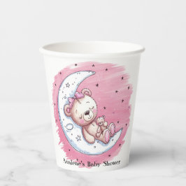 Moonlit Snuggles: het Dream Girl-Baby shower van e Papieren Bekers