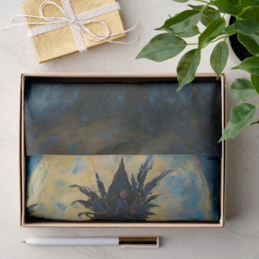 Moonlit Sorceress – Mystical Witch Decoupage Paper Tissuepapier (Geschenk)