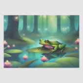 Moonlit Sprookje Kikker Decoupage Tissuepapier (Voorkant)