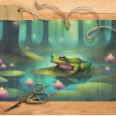 Moonlit Sprookje Kikker Decoupage Tissuepapier