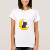 Moonlit Star Cat T-shirt (Voorkant)
