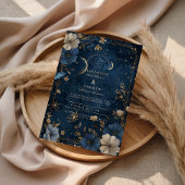 Moonlit Starflower Wedding Kaart