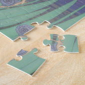 Moonlit sterren, luna moths, Snagels & irises Legpuzzel (Zijkant)