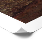 Moonlit Street Scene, 1882 (olie op canvas) Poster (Hoek)