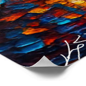 Moonlit Stroll - Romantic Rain Walk Poster (Hoek)