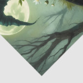 Moonlit Swamp Witch met madeliefjes in Marsh Tissuepapier (Detail)