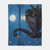 Moonlit Swim Fleece Deken (Voorkant)