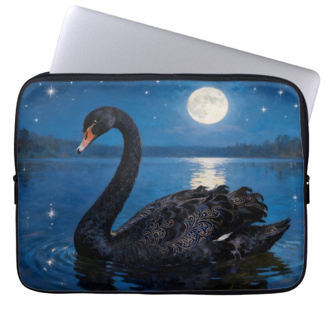 Moonlit Swim Laptop Sleeve (Voorkant)